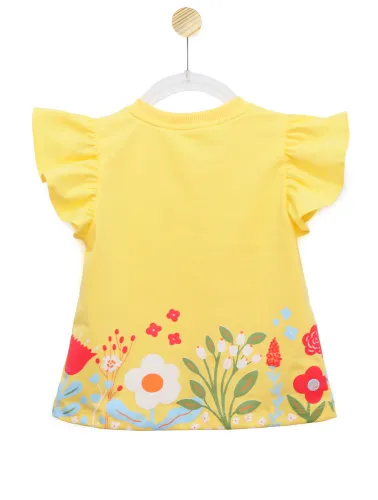 BLUSA MARIA - FLORA - AMARELO 2120