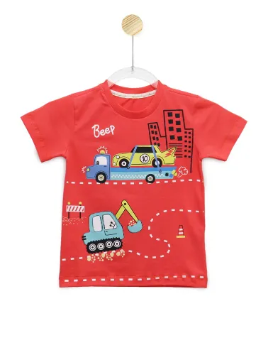 CAMISETAS ALGODÃO - REBOQUE CONSTRUÇÃO - 2628 - SUNSET