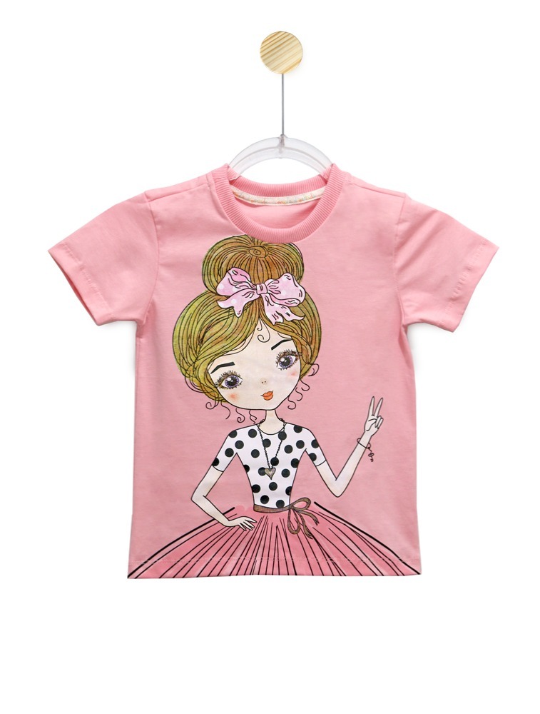 CAMISETA - BAILARINA ROSA - RS 2425