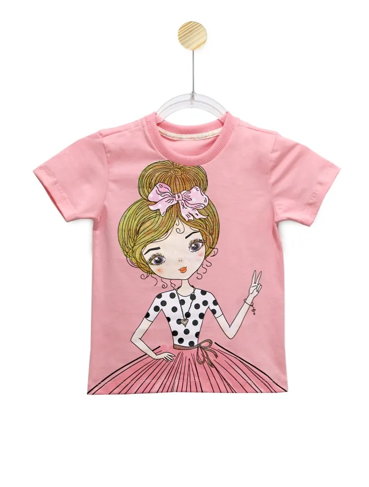 CAMISETA - BAILARINA ROSA - RS 2425