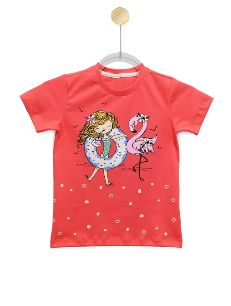CAMISETA - FLAMINGO - 2628 - SUNSET