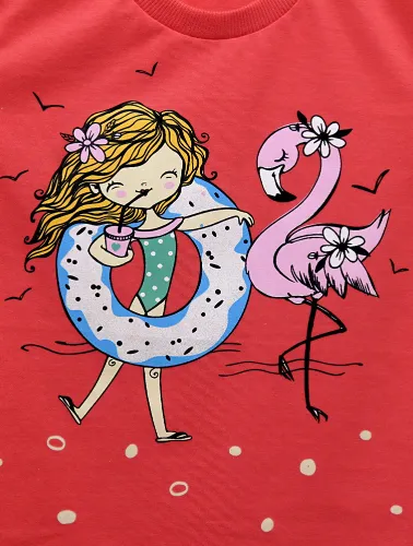 CAMISETA - FLAMINGO - 2628 - SUNSET