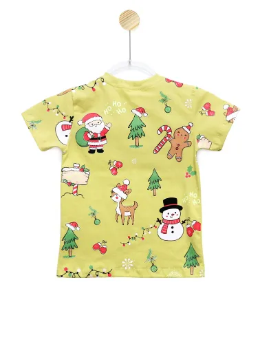 CAMISETA - NATAL ILUMINADO - VERDE CLARO 2427