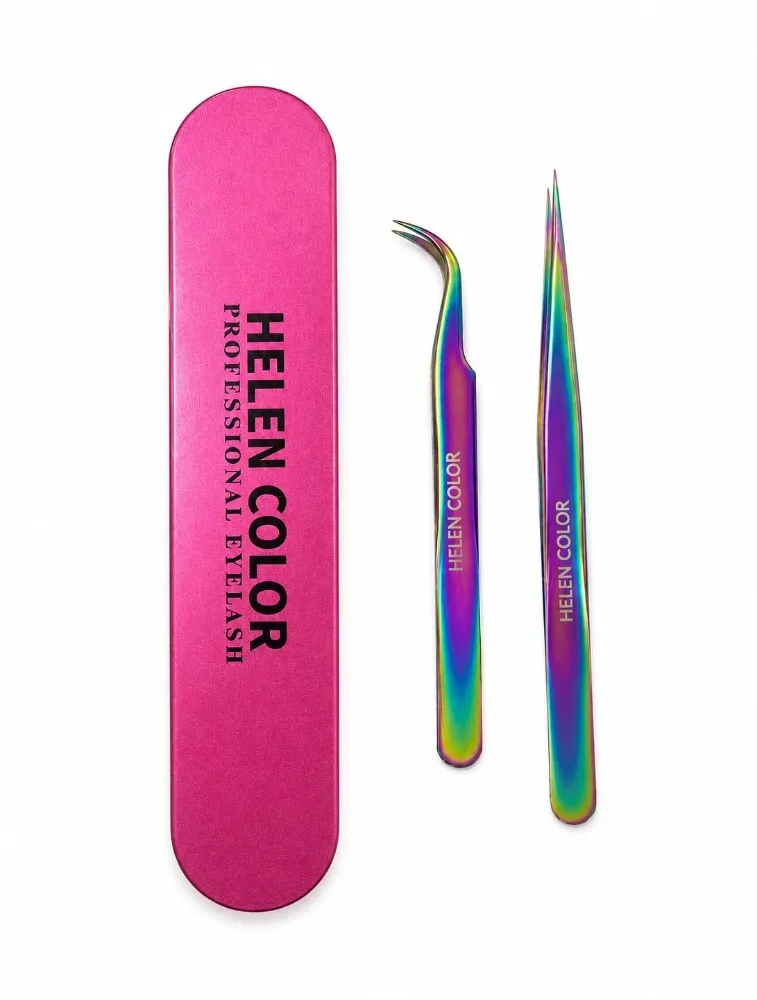 ESTOJO COM PINÇAS FURTA COR HELEN COLOR ( RETA E CURVA )