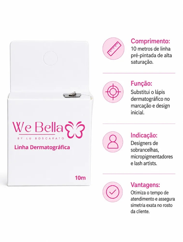 LINHA PIGMENTADA BRANCA - WE BELLA 10M
