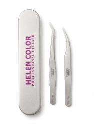 ESTOJO COM PINÇAS HELEN COLOR (N01- N02 ) PRATA HCL 014-025