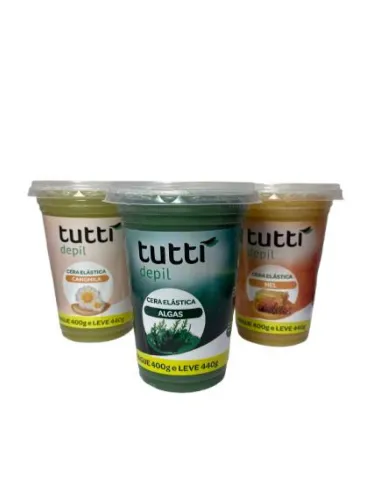 CERA ELASTICA COPO 400G TUTTI DEPIL VARIADOS