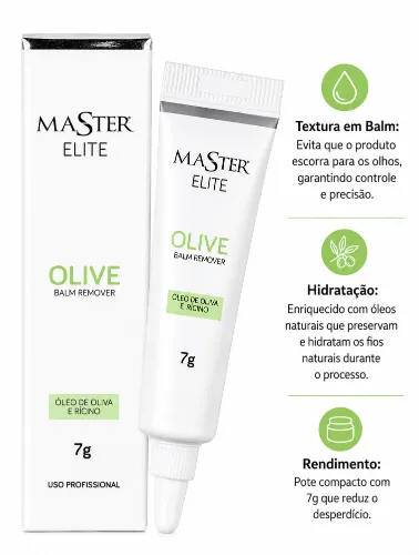 REMOVEDOR OLIVE BALM 7G MASTER ELITE