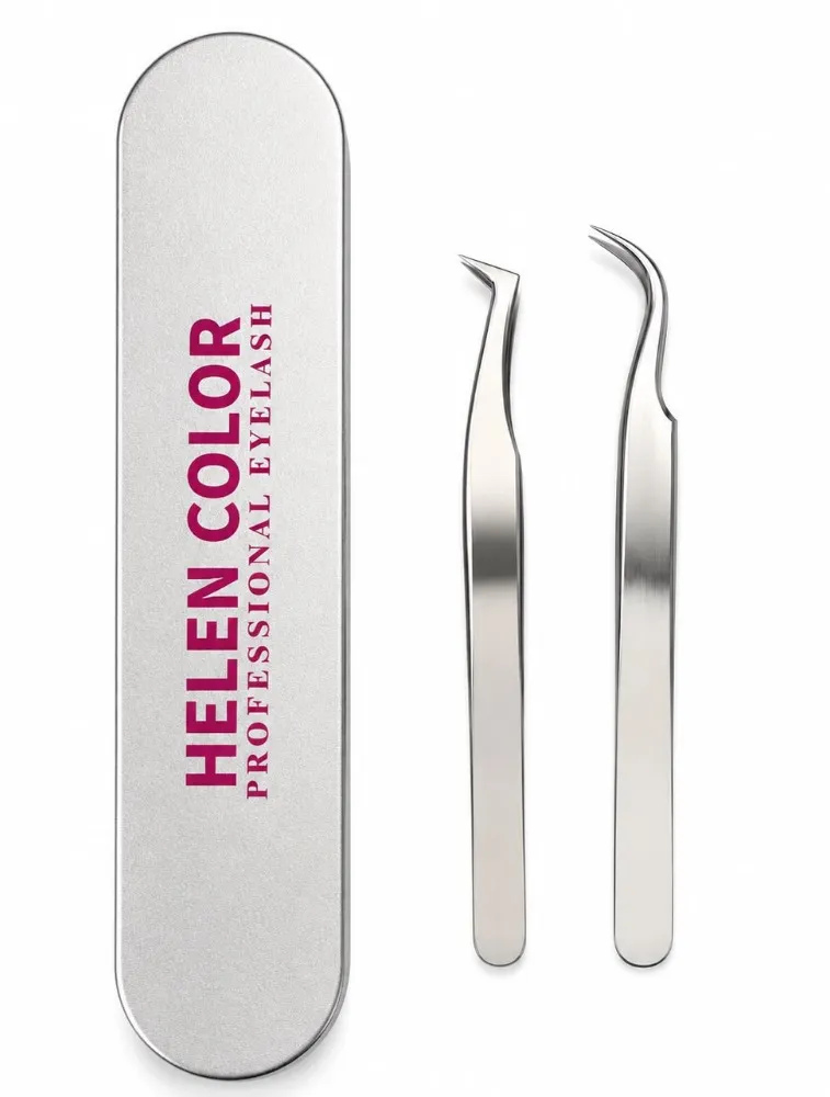ESTOJO COM PINÇAS HELEN COLOR ST15-N04 (PRATA )
