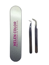 ESTOJO COM PINÇAS HELEN COLOR ST15-N04 (PRATA )
