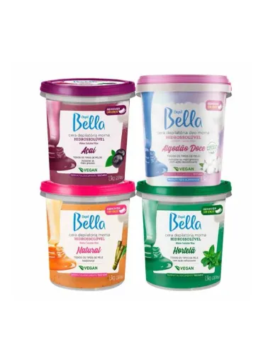 CERA HIDROSSOLUVEL 1,3KG DEPIL BELLA