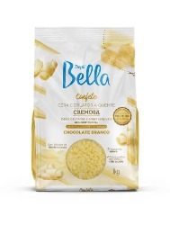 CERA QUENTE CONFETE CHOCOLATE BRANCO 1KG DEPIL BELLA