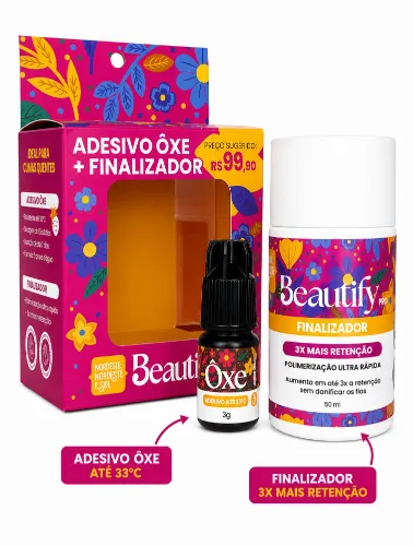 KIT BEAUTIFY FINALIZADOR 50ML+ COLA OXE 3G