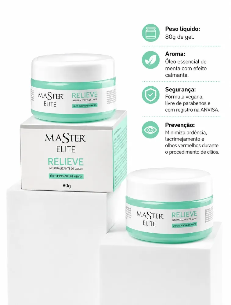 RELIEVE NEUTRALIZANTE DE ODOR  MASTER 80G
