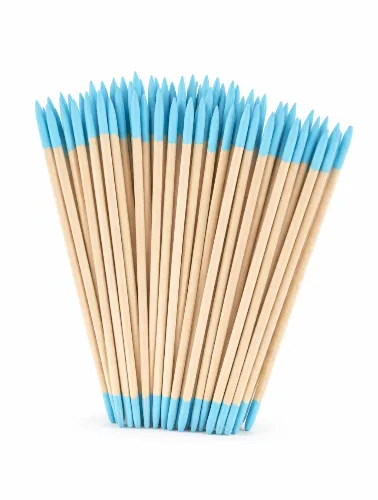 PALITO LONGO PONTA DUPLA ALGODAO AZUL