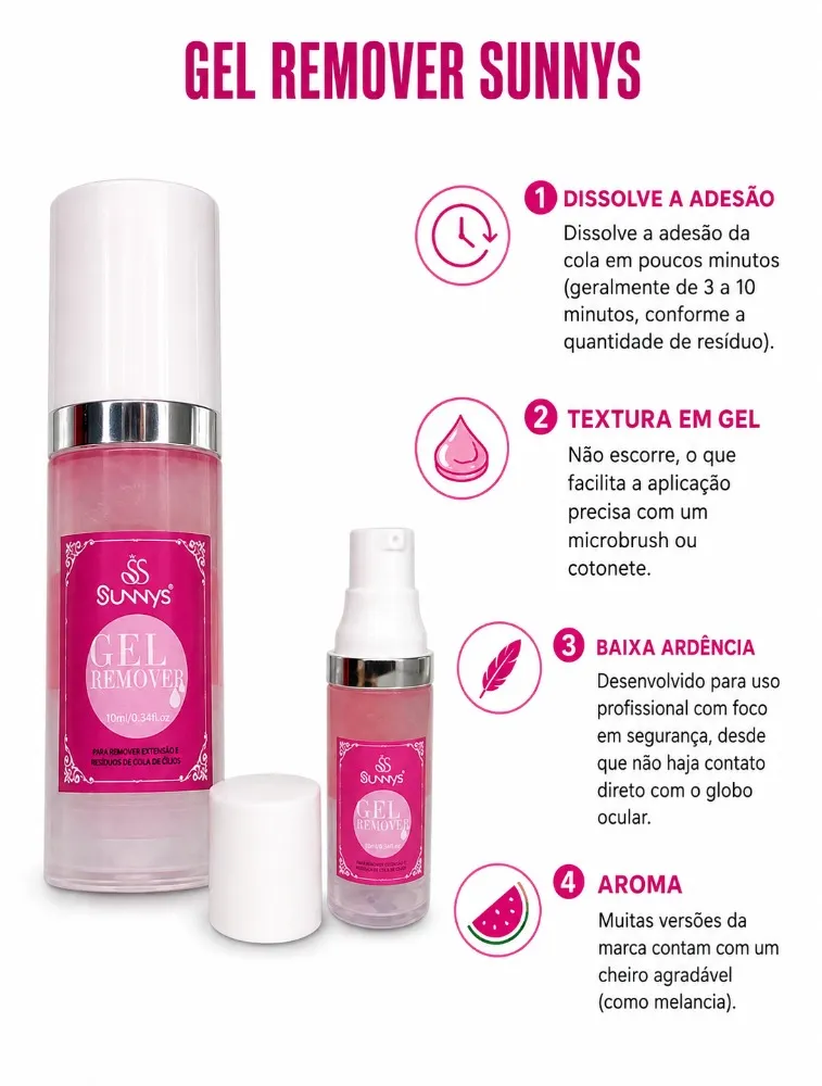 GEL REMOVEDOR 10ML SUNNYS