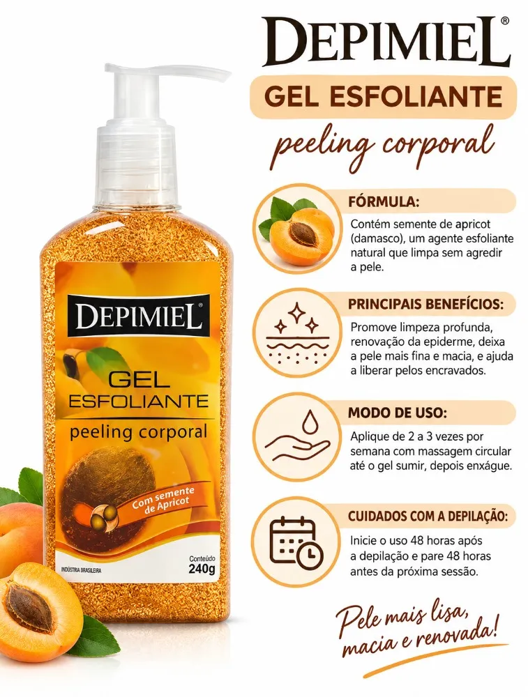 GEL ESFOLIANTE PEELING 240G