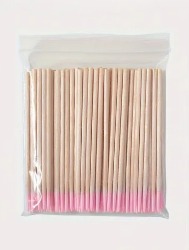 PALITO LONGO COM PONTA ALGODÃO ROSA