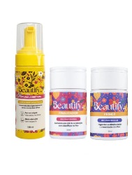 KIT RETENCAO BEAUTIFY ESPUMA ,PRIMER, FINALIZADOR