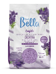 CERA QUENTE DEPIL BELLA CONFETE LAVANDA 1KG