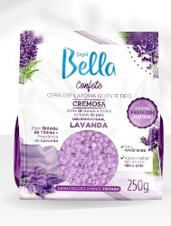 CERA QUENTE DEPIL BELLA CONFETE LAVANDA 250G