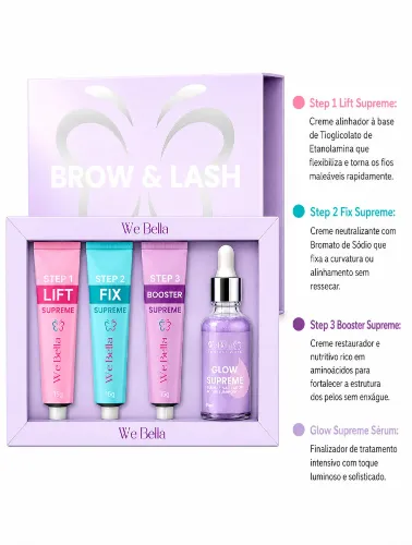 KIT BROW E LASH SUPREME - WE BELLA