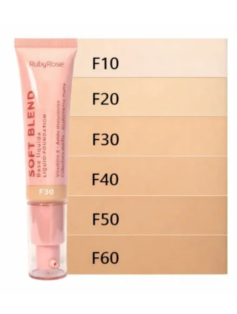 SOFT BLEND BASE LIQUIDA RUBY ROSE