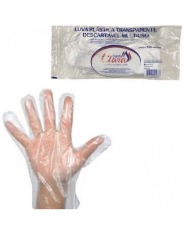 LUVA DESCARTAVEL TRANSPARENTE PCT 100UND SANTA CLARA (REF-473)