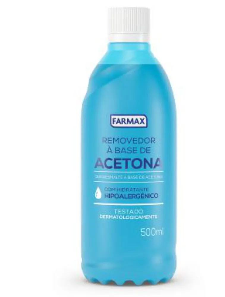 ACETONA FARMAX REMOVEDOR DE ESMALTE 500ML