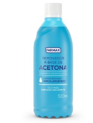 ACETONA FARMAX REMOVEDOR DE ESMALTE 500ML