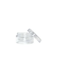 POTE ACRILICO TRANSPARENTE C/ TAMPA ROSQUEAVEL
