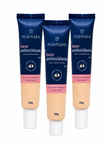 BASE LIQUIDA CORES MEDIA MIA MAKE 25G EFEITO MATTE