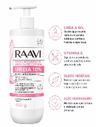 CREME HIDRATANTE CORPORAL UREIA 10% 450G - RAAVI