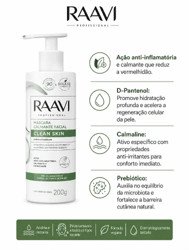 MASCARA CALMANTE 200G RAAVI