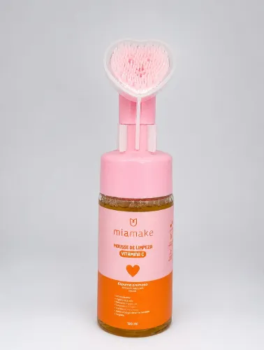 MOUSSE DE LIMPEZA VITAMINA C 120ML - MIA MAKE