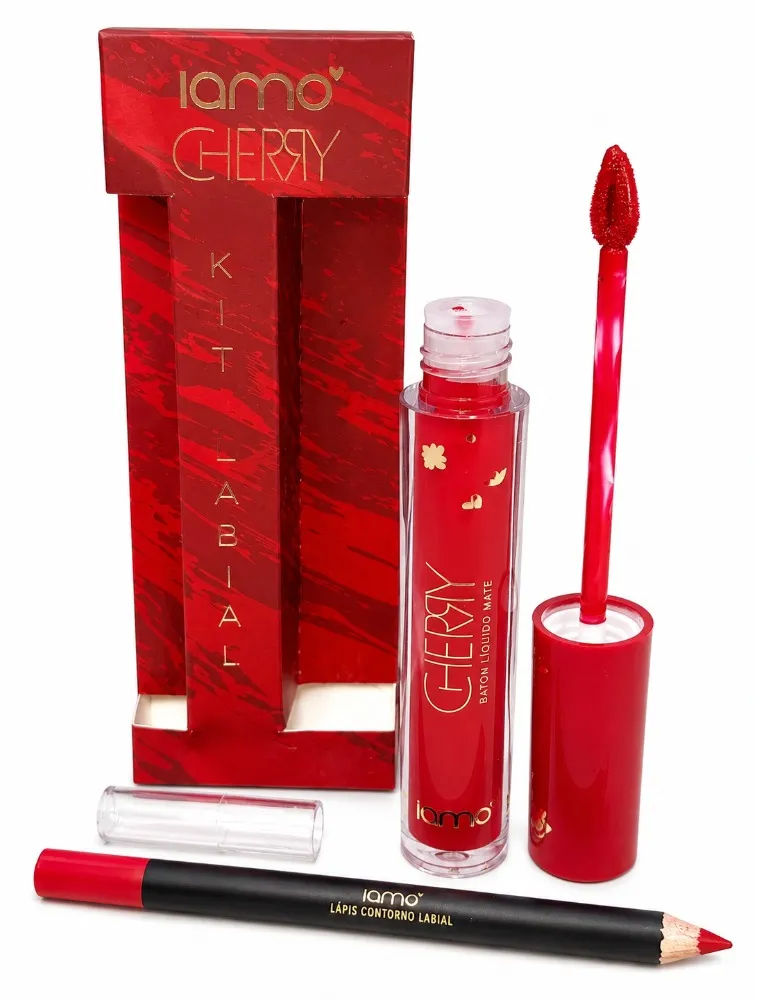 KIT BATOM E LAPIS CHERRY- IAMO