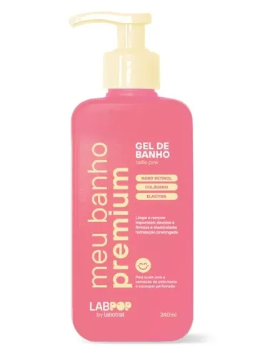 GEL DE BANHO BELLE PINK 240G LABPOP