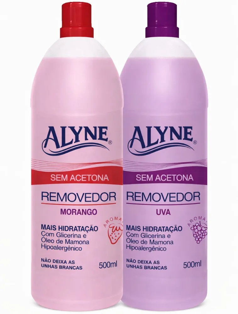 REMOVEDOR SEM ACETONA ALYNE 500ML