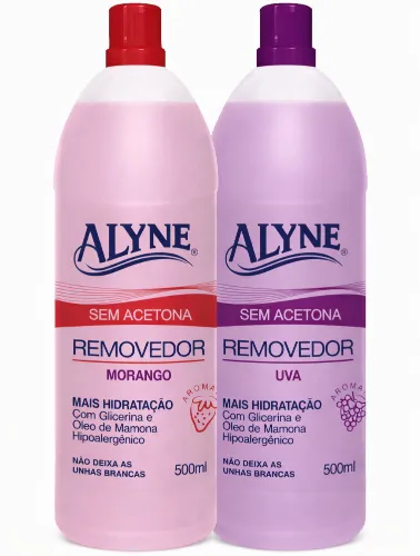 REMOVEDOR SEM ACETONA ALYNE 500ML