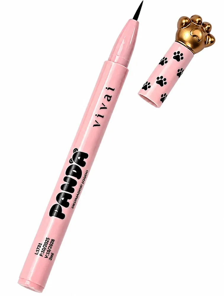 DELINEADOR PRETO PANDA VIVAI