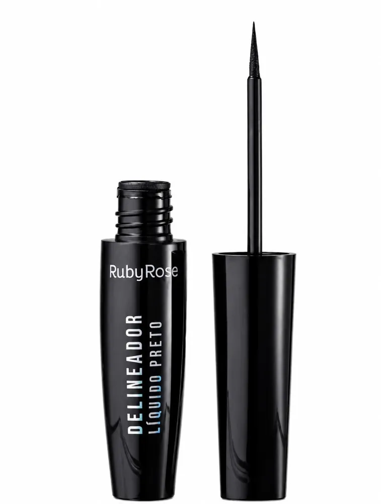 DELINEADOR LIQUIDO PRETO - RUBY ROSE