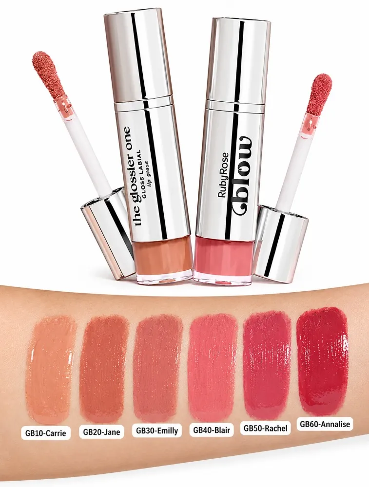 GLOSS LABIAL THE GLOSSIER ONE BLOW RUBY ROSE