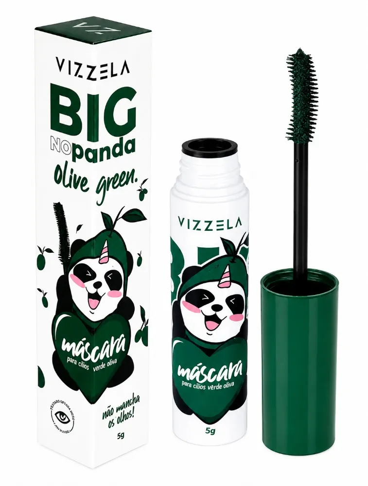MÁSCARA PARA CILIOS -BIG PANDA VERDE- VIZZELA