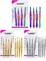 KIT 4 PINÇAS PARA SOBRANCELHAS -EYEBROW CLIP