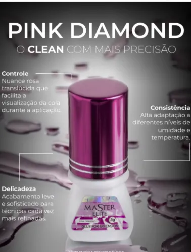 COLA DE CILIOS PINK DIAMOND 3G - MASTER ELITE