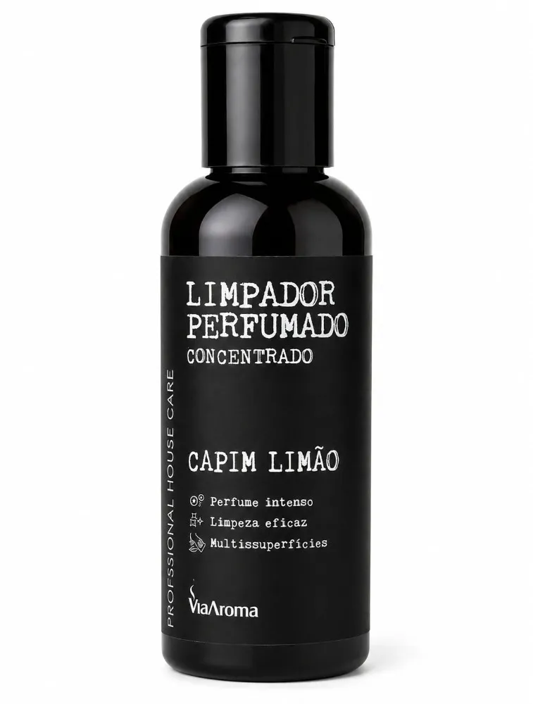 LIMPADOR PERFUMADO CAPIM LIMÃO 120ML - VIA AROMA