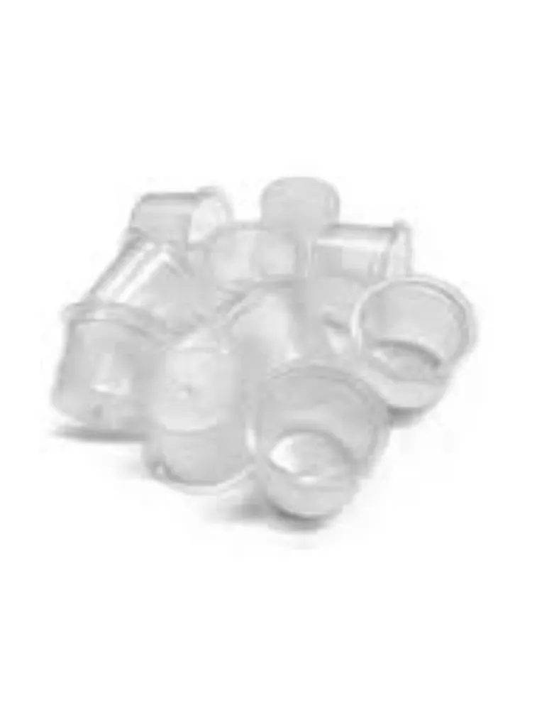 BATOQUE PLASTICO PARA PIGMENTOS 10 UNIDADES