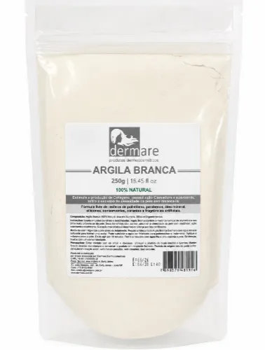 ARGILA BRANCA 250G DERMARE