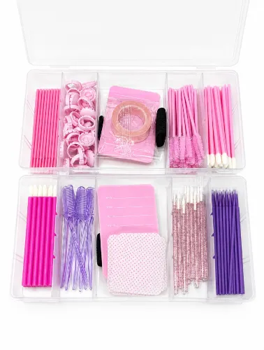 KIT LASH INICIANTE COM PLACA SUPORTE DE CILIOS