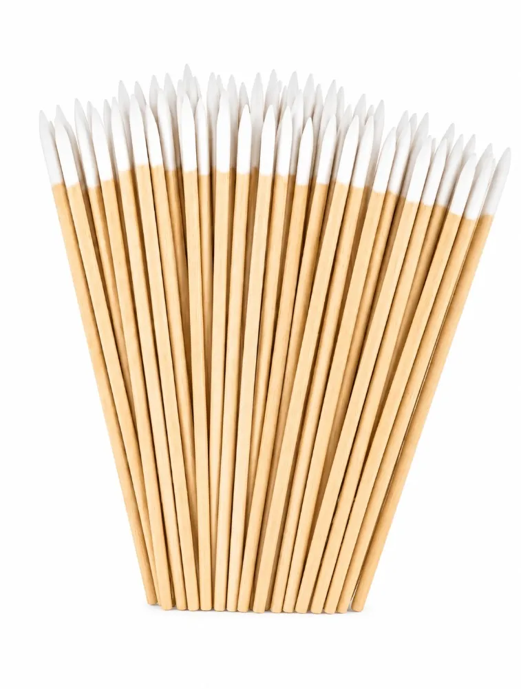 PALITO LONGO COM PONTA ALGODÃO BRANCO